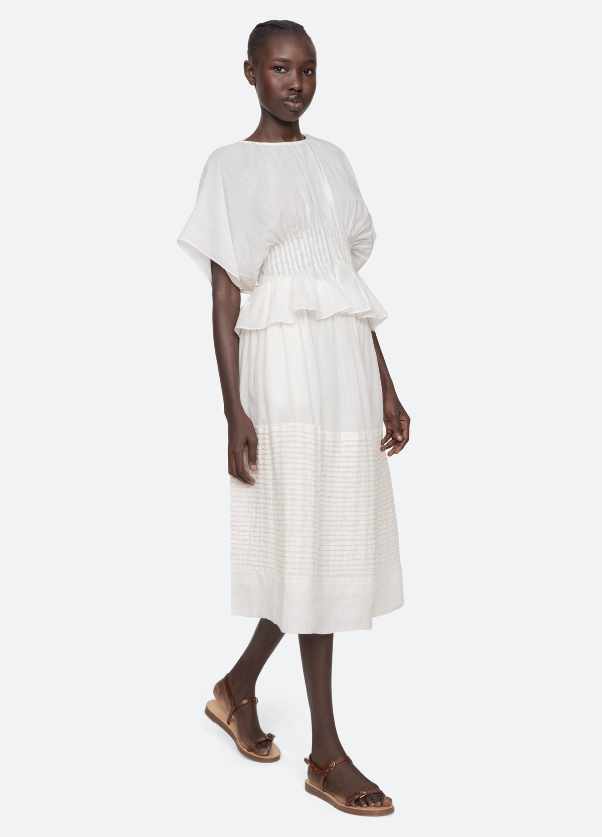 white-violet skirt-full body view - 11