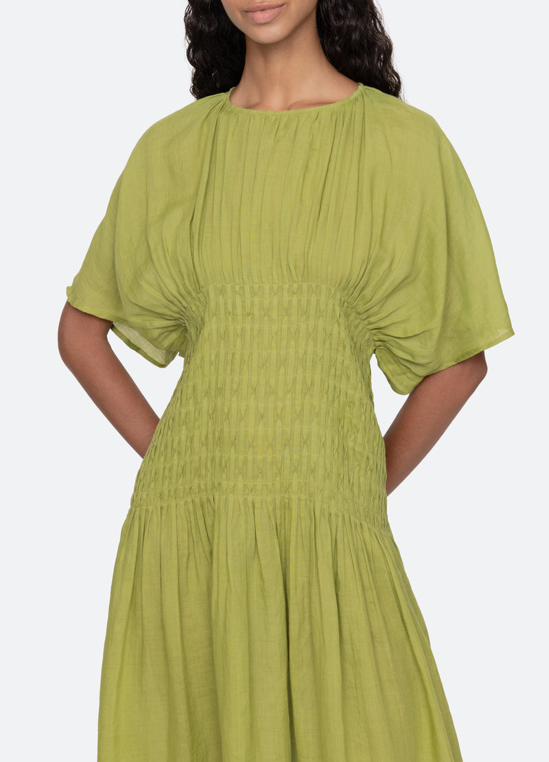Sea Violet Midi Dress - White Sea Violet Midi Dress - White