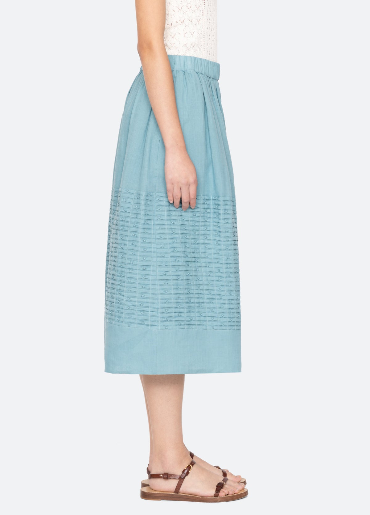 blue-violet skirt-side view - 4