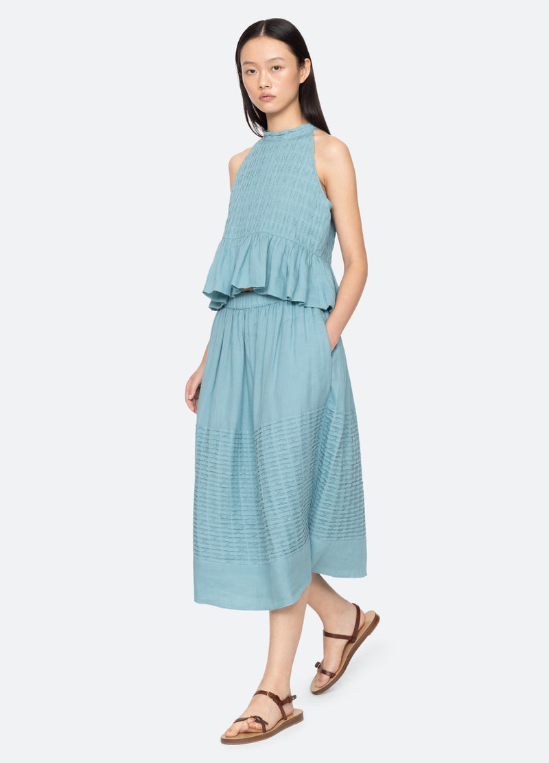 blue-violet tank-full body view - 7