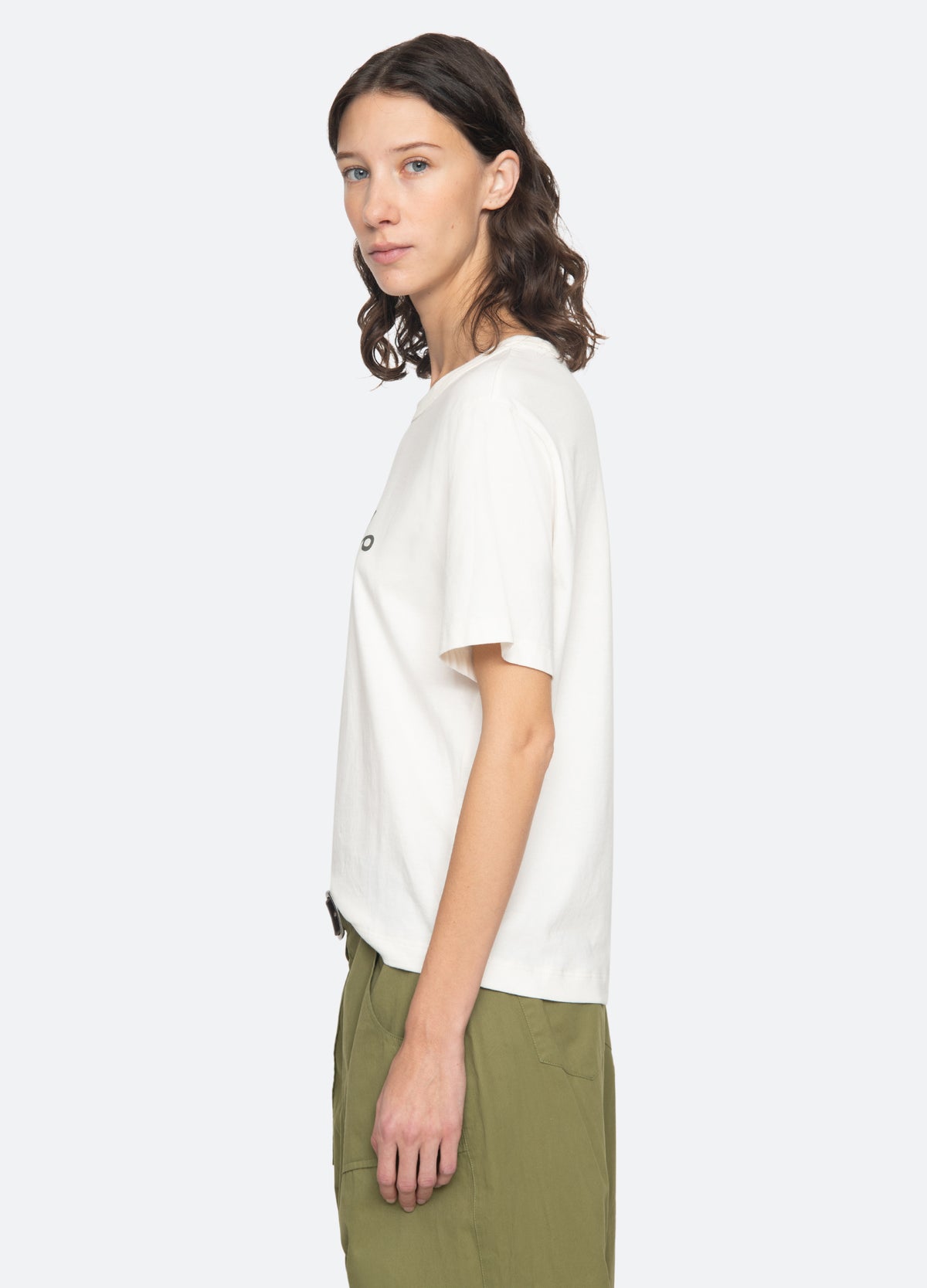 cream-claira t-shirt-side view - 3