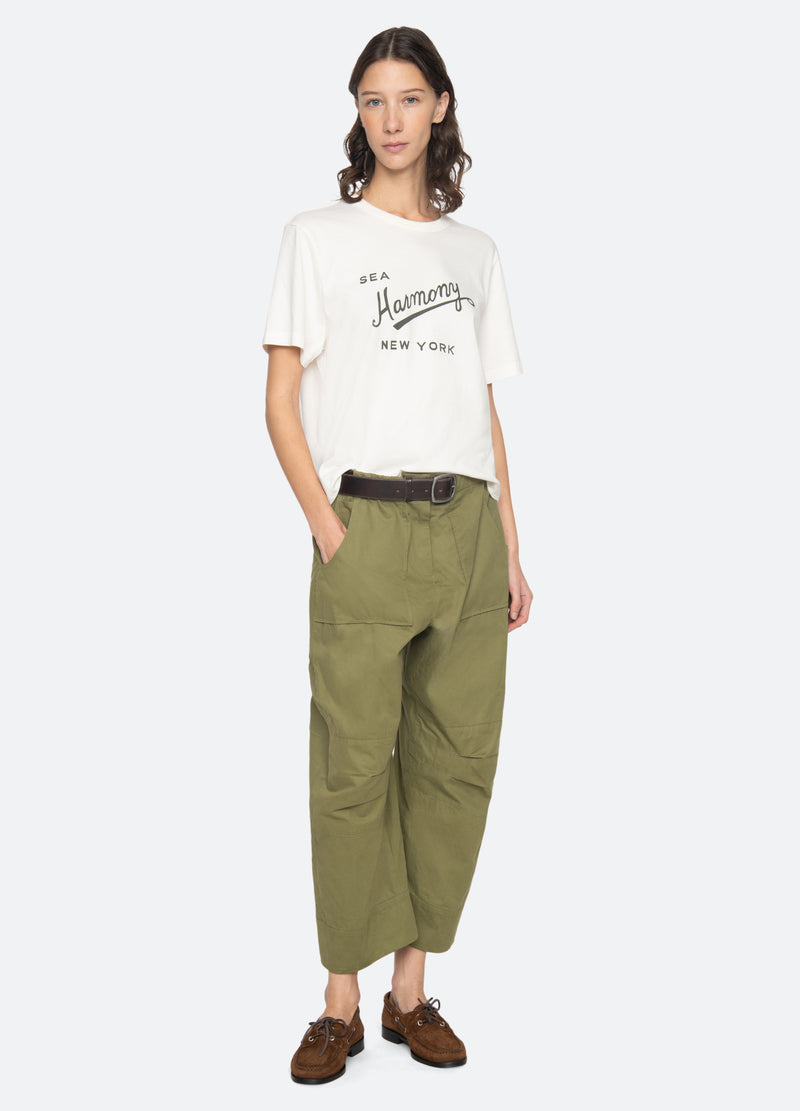 cream-claira t-shirt-full body view - 5