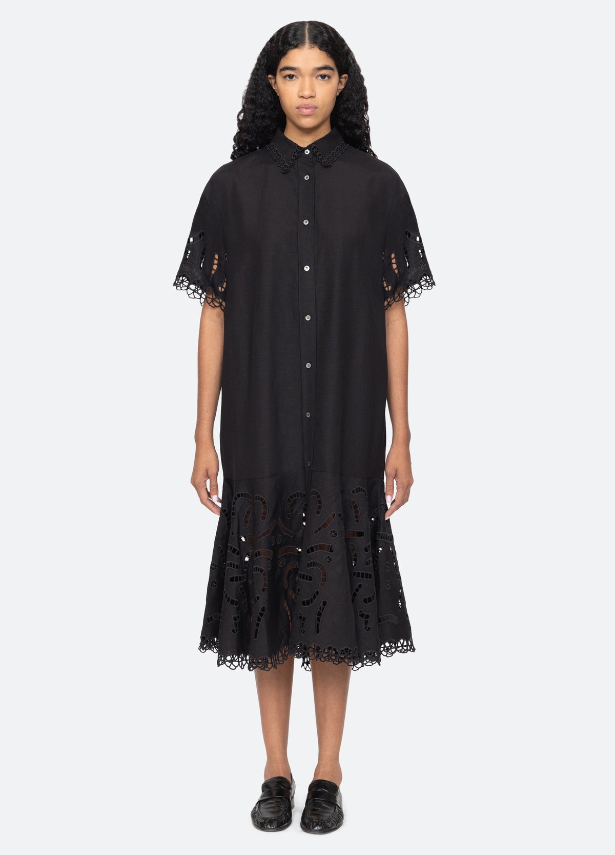 black-marja shirt dress-front view 2 - 13