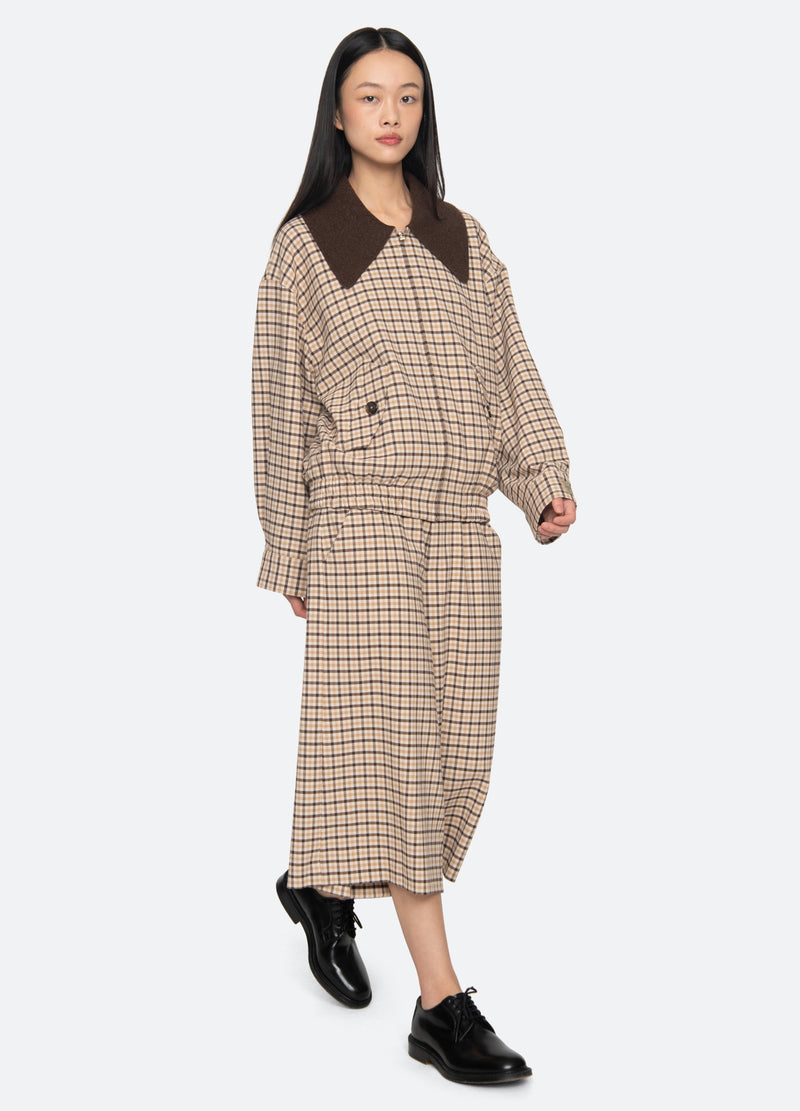plaid-savannah jacket-full body view - 8