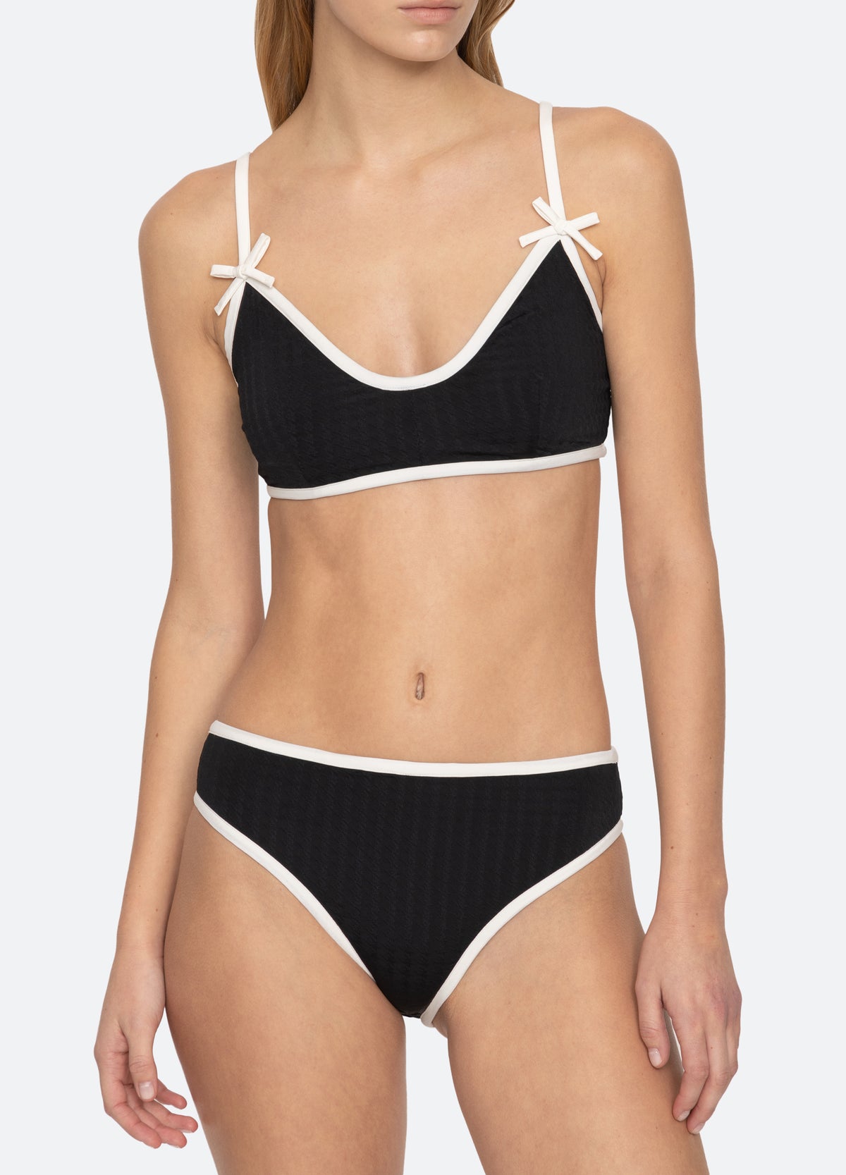 black-briella bikini top-detail view - 5