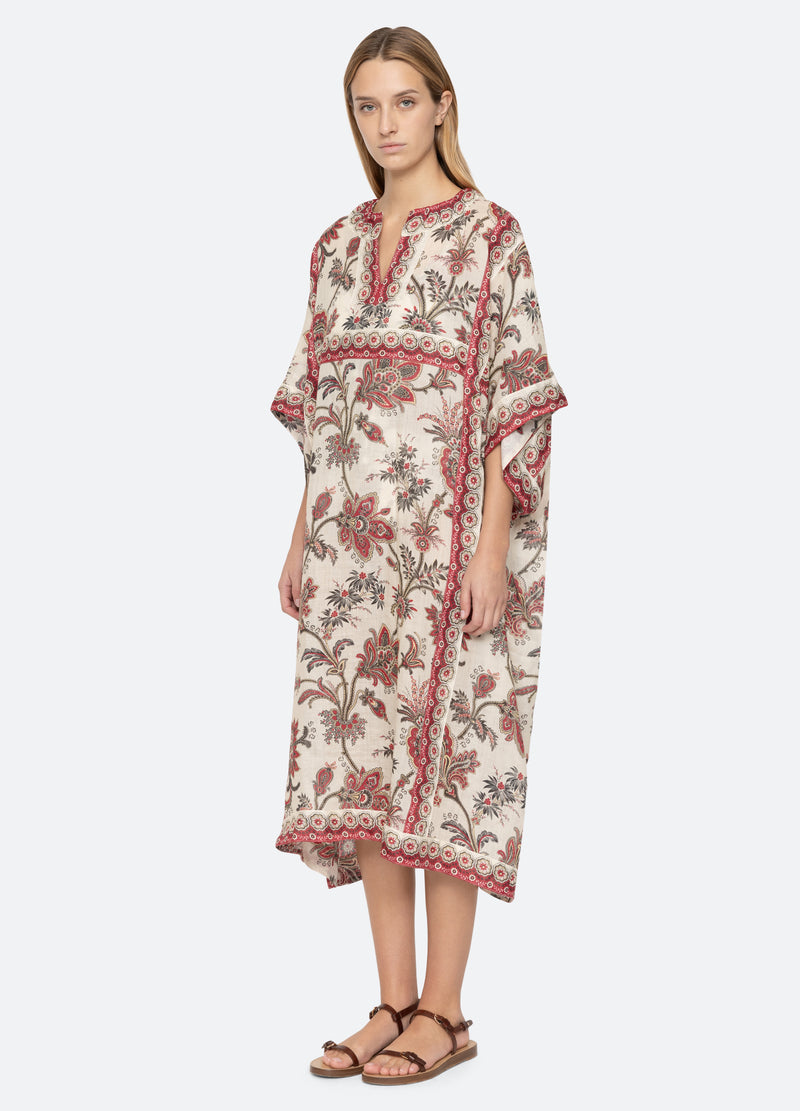 multi-cassandra caftan-three quarter view - 4