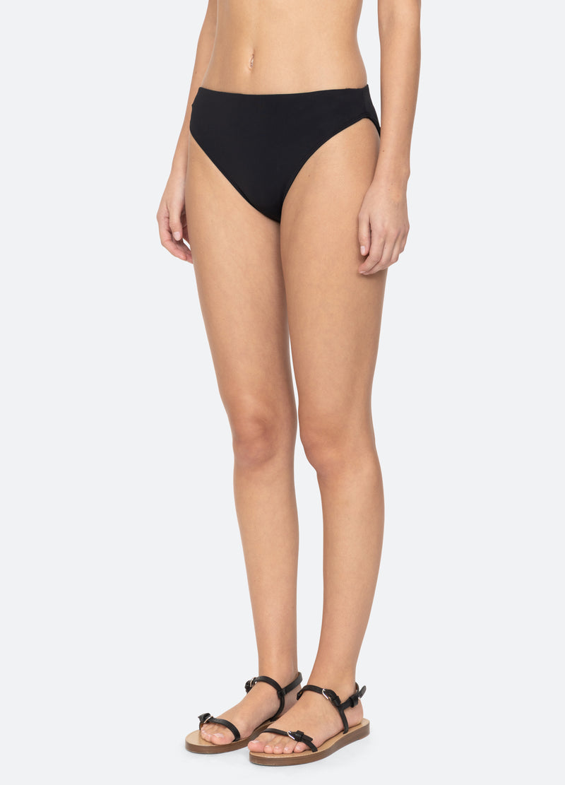 black-florian bikini bottom-three quarter view - 5