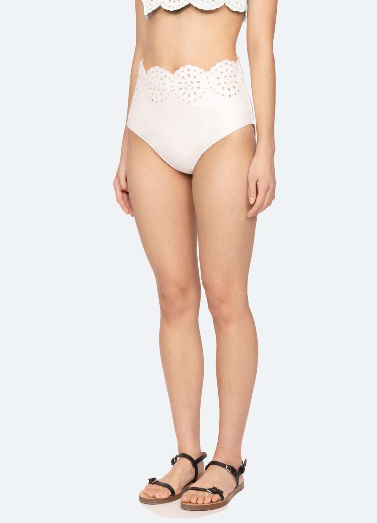 white-mae bikini bottom-three quarter view - 10