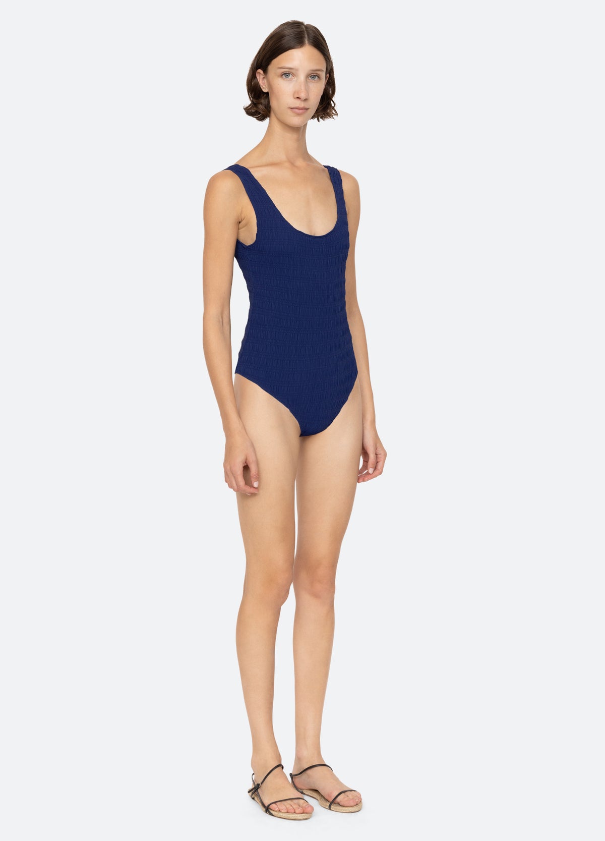 navy-shyla one piece-three quarter view - 10