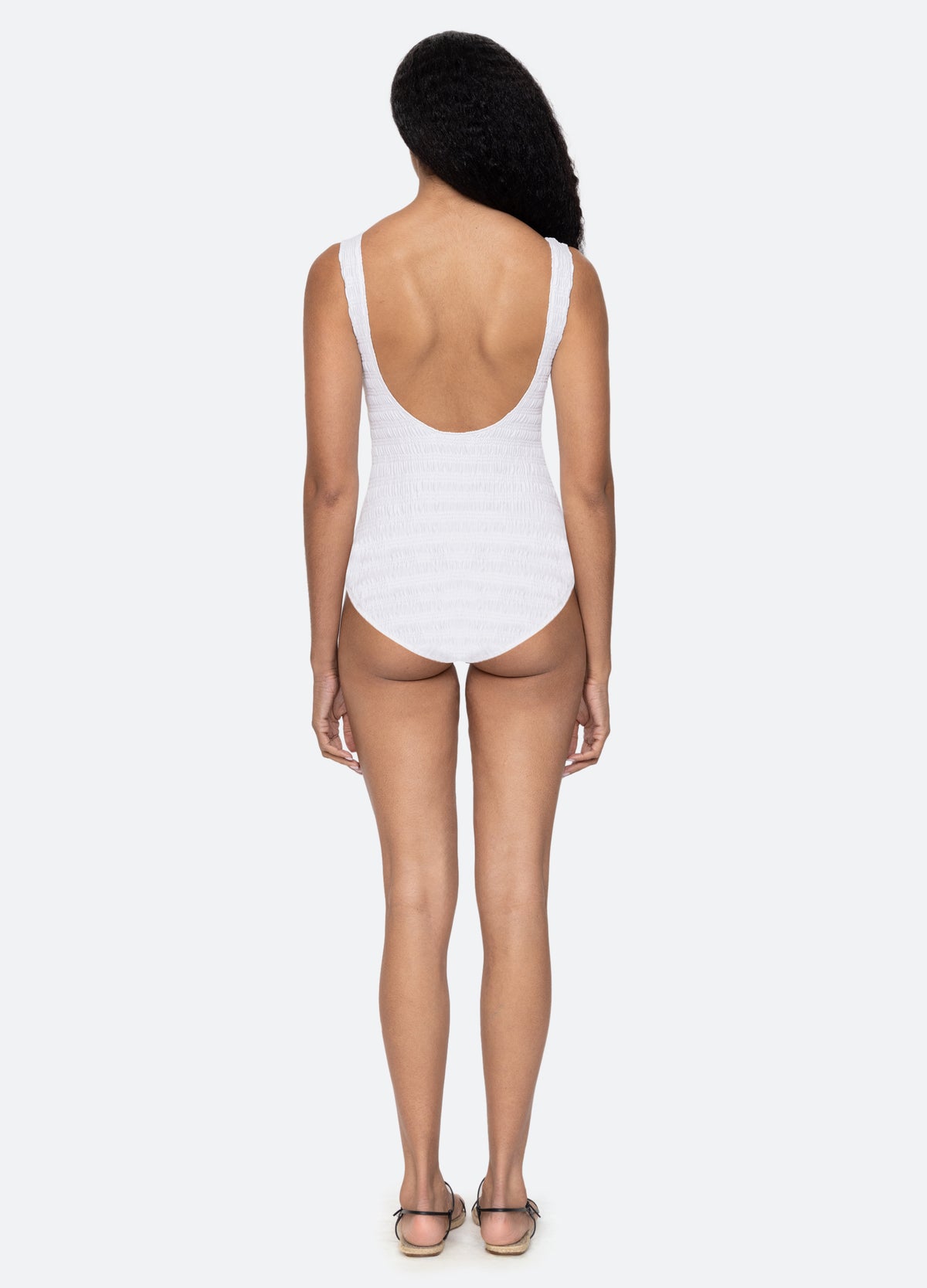 white-shyla one piece-back view - 3