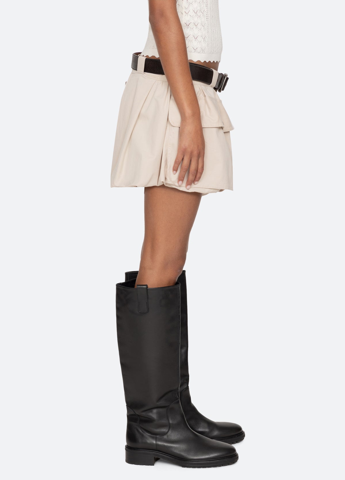 stone-andrea shorts-side view - 10