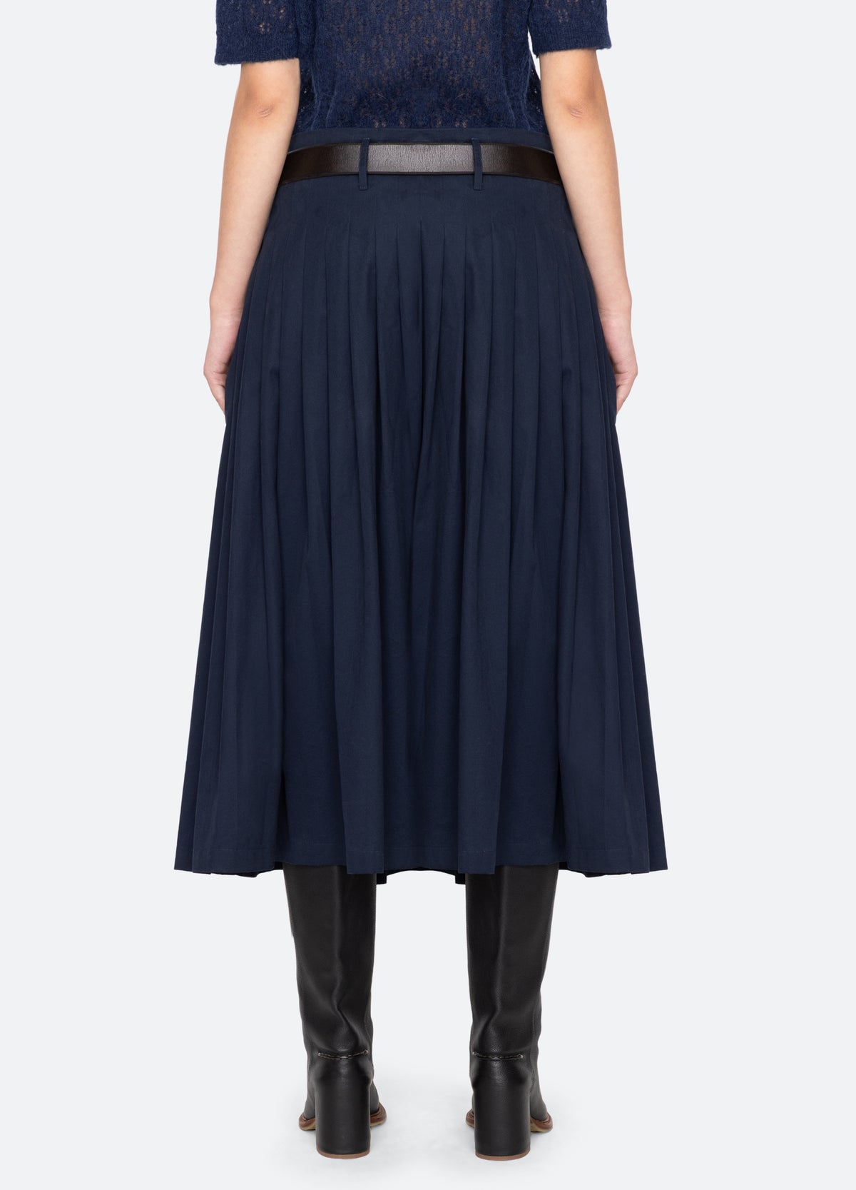 navy-andra skirt-back view - 10