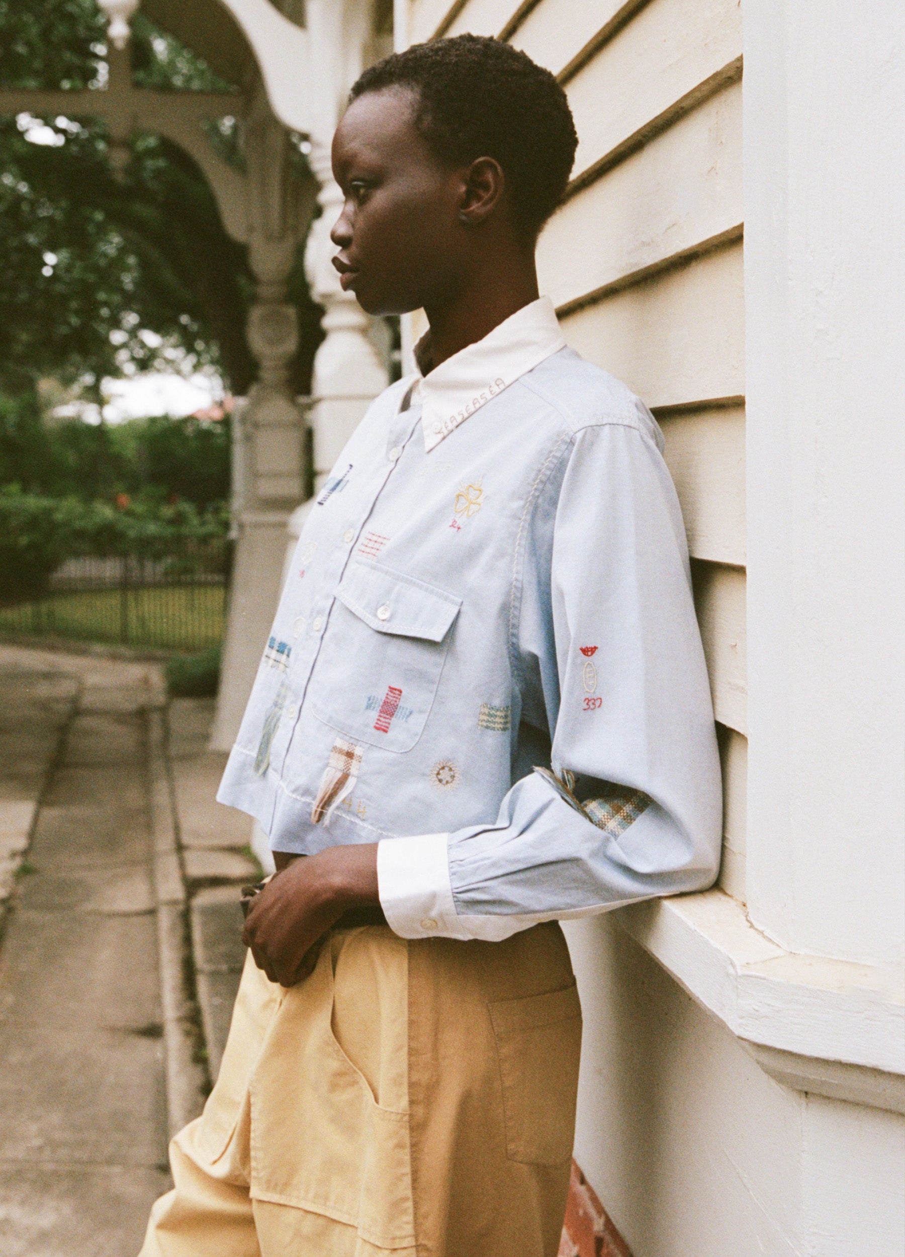 Claira L/S Shirt – Sea, New York