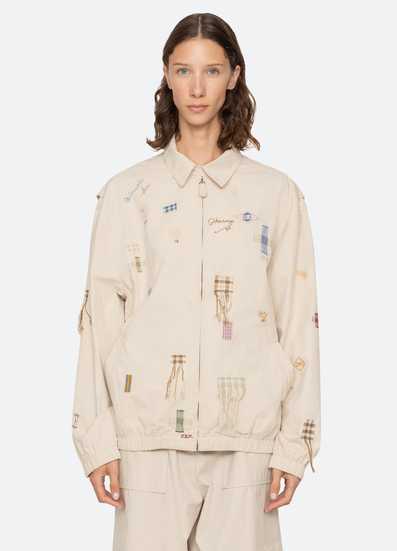 stone-claira jacket-front view 2 - 16