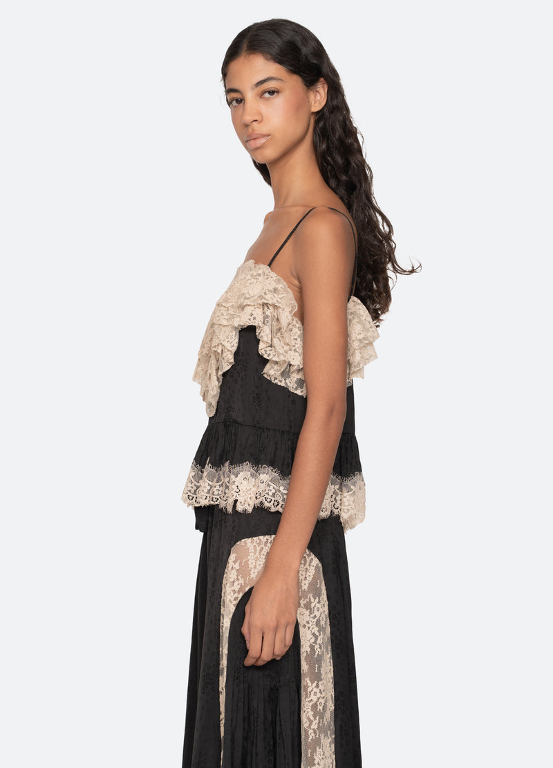 black-ethel camisole-side view - 3