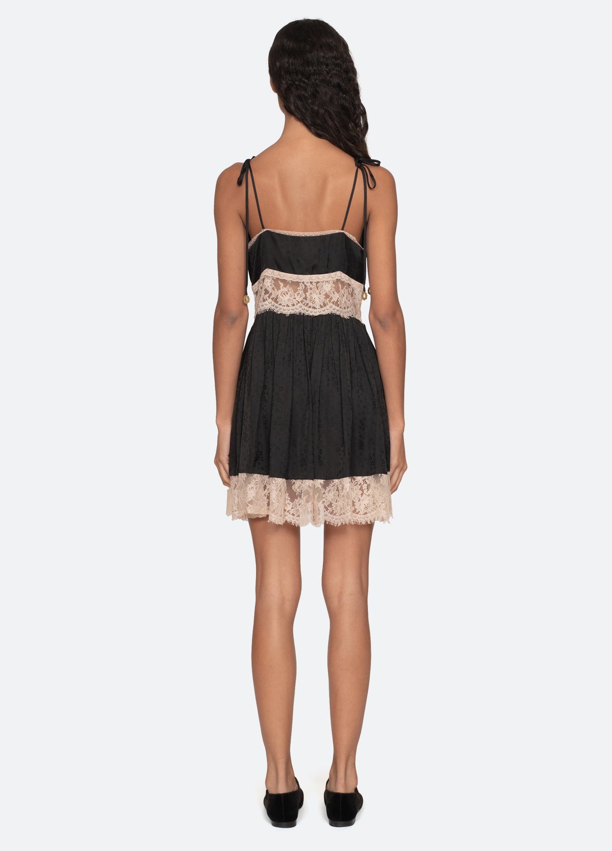 black-ethel mini dress-back view - 3