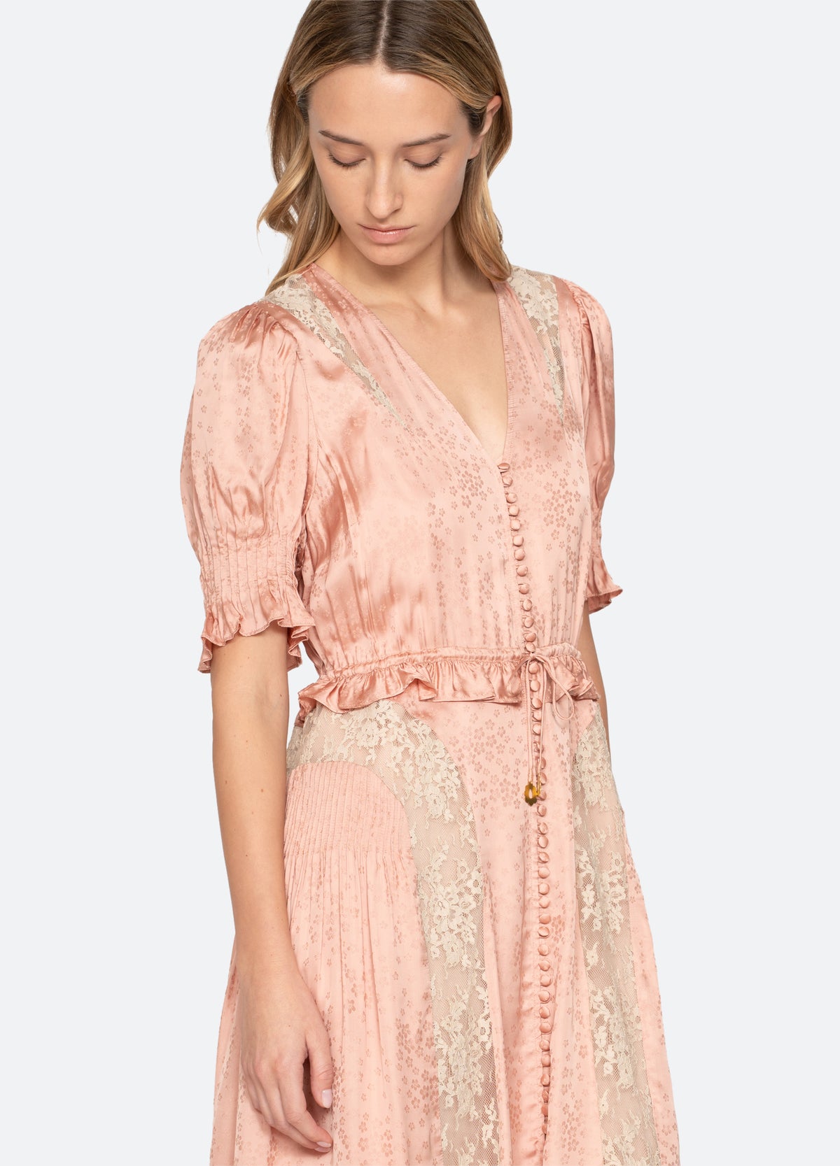 rose-ethel midi dress-detail view - 14