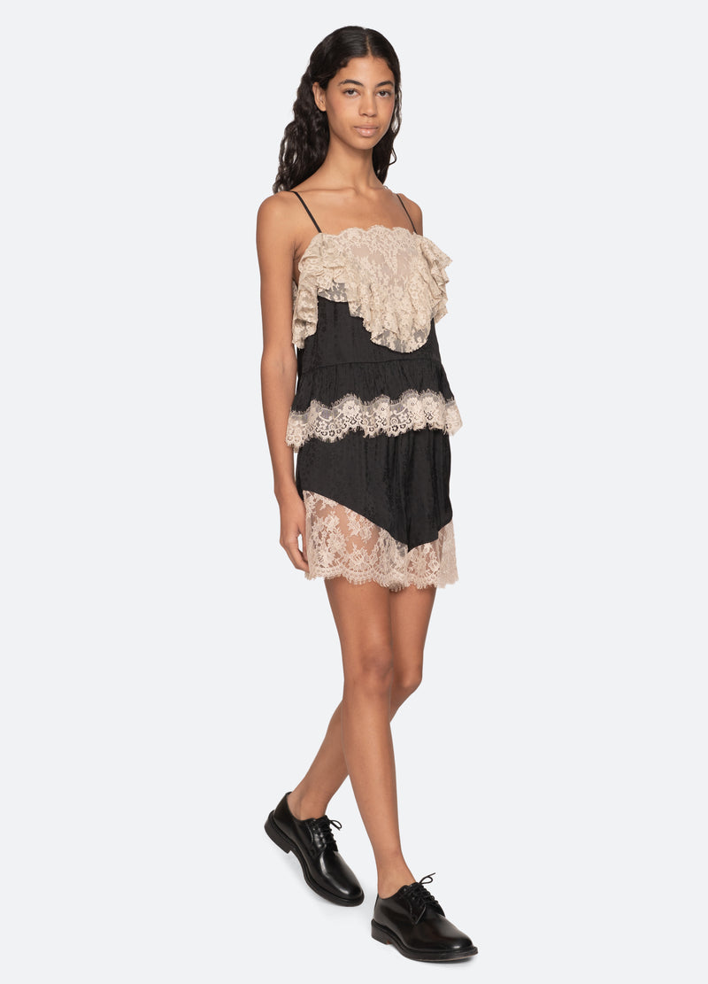 black-ethel shorts-full body view - 2