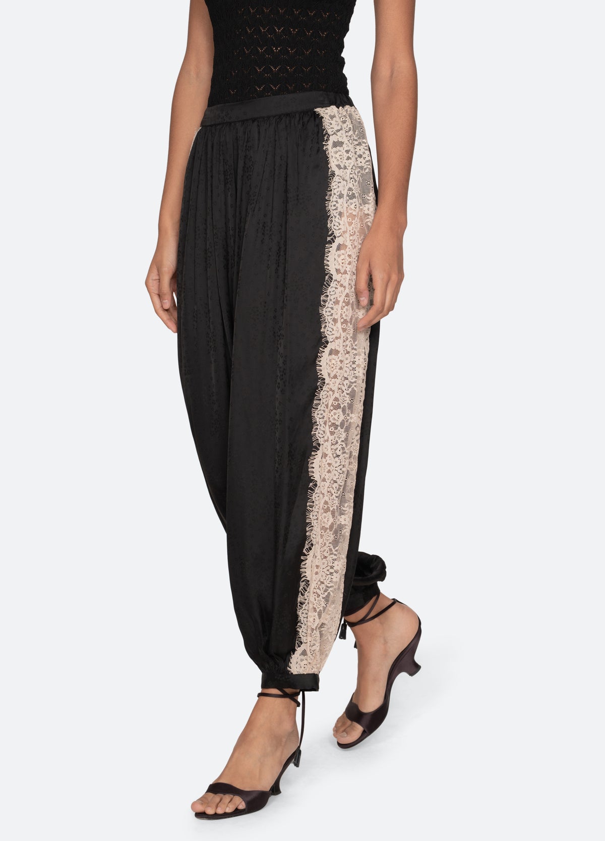 black-ethel bloomer pants-walking view - 6