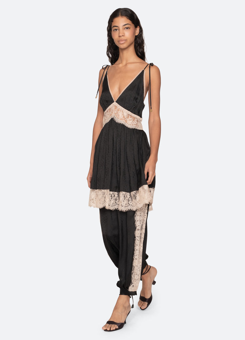 black-ethel bloomer pants-full body view - 8