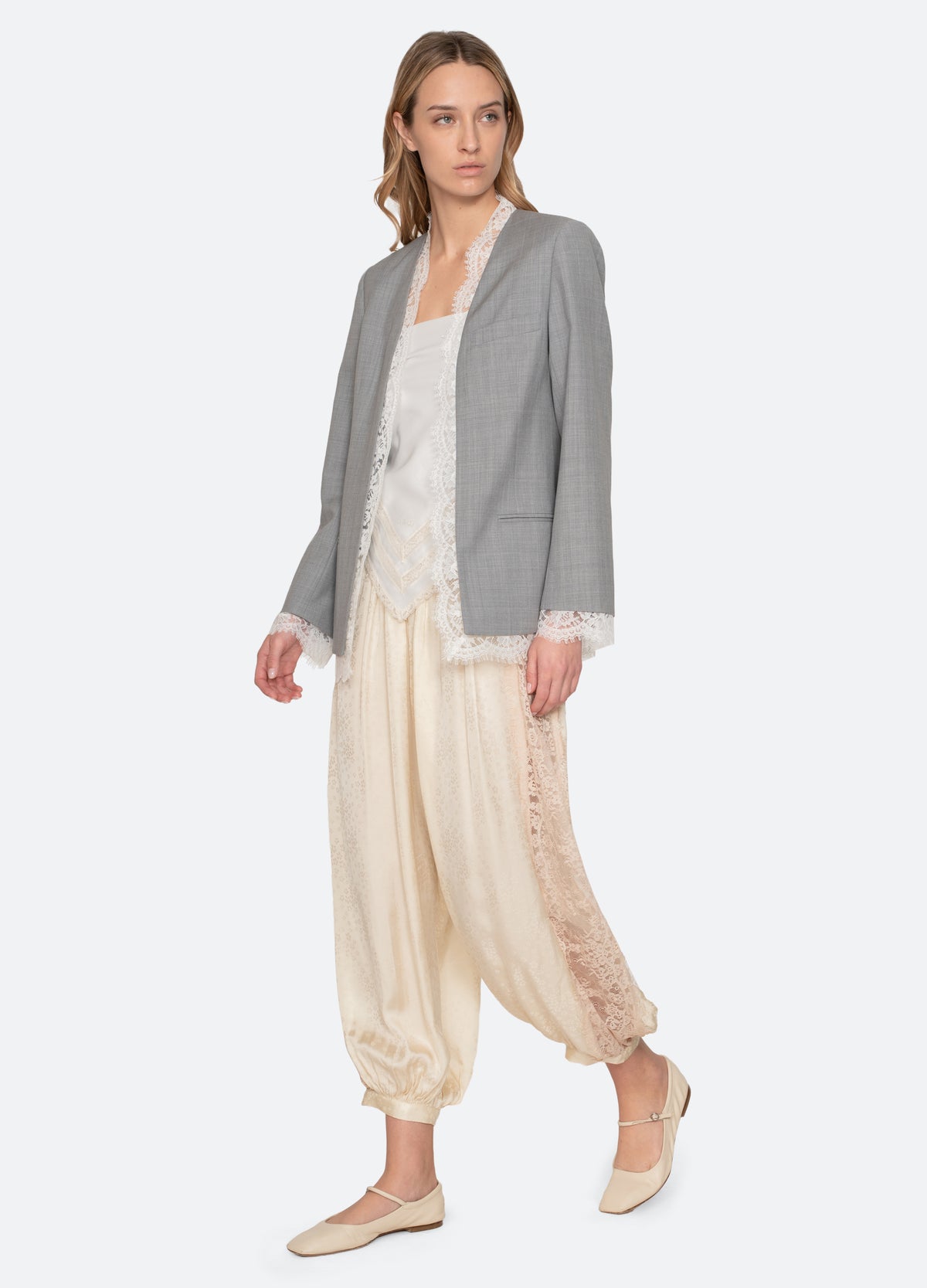 grey-fiora jacket-full body view - 7