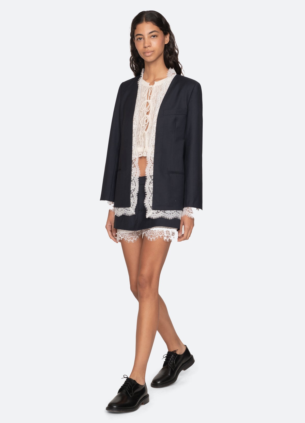 navy-fiora skort-full body view - 7