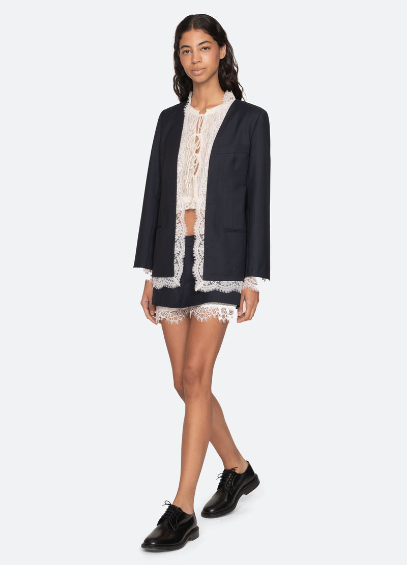 navy-fiora skort-full body view - 7