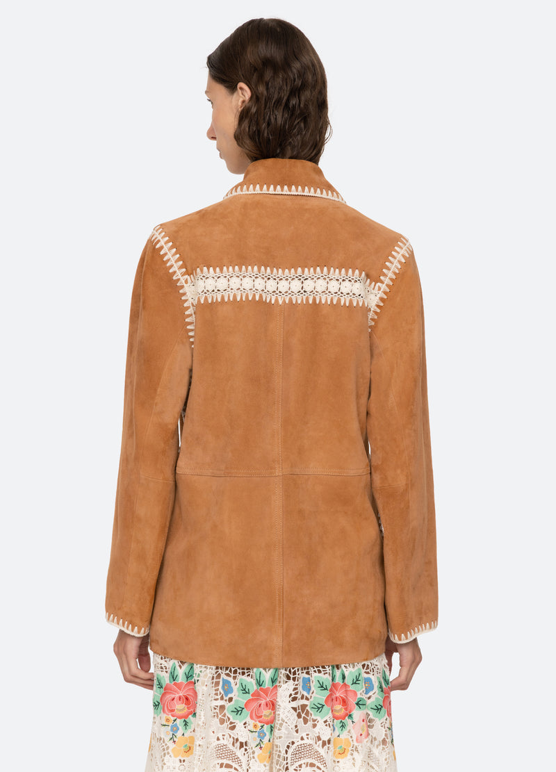 camel-irena jacket-back view - 3