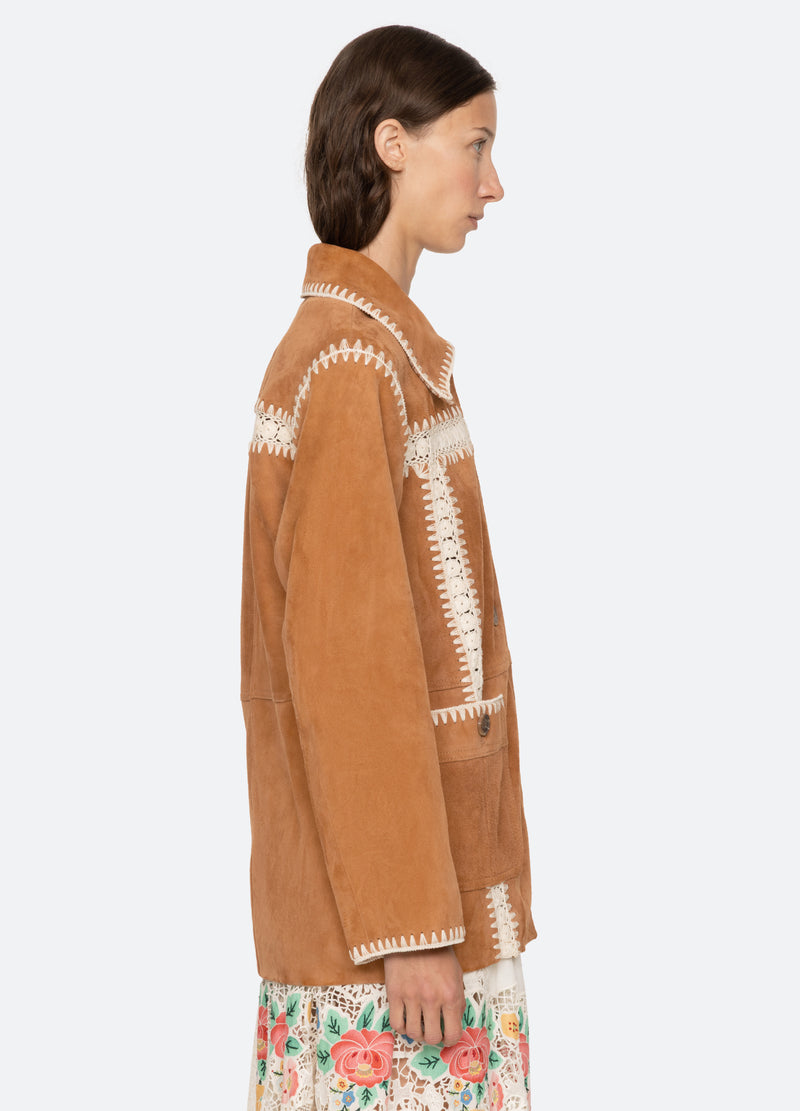 camel-irena jacket-side view - 4