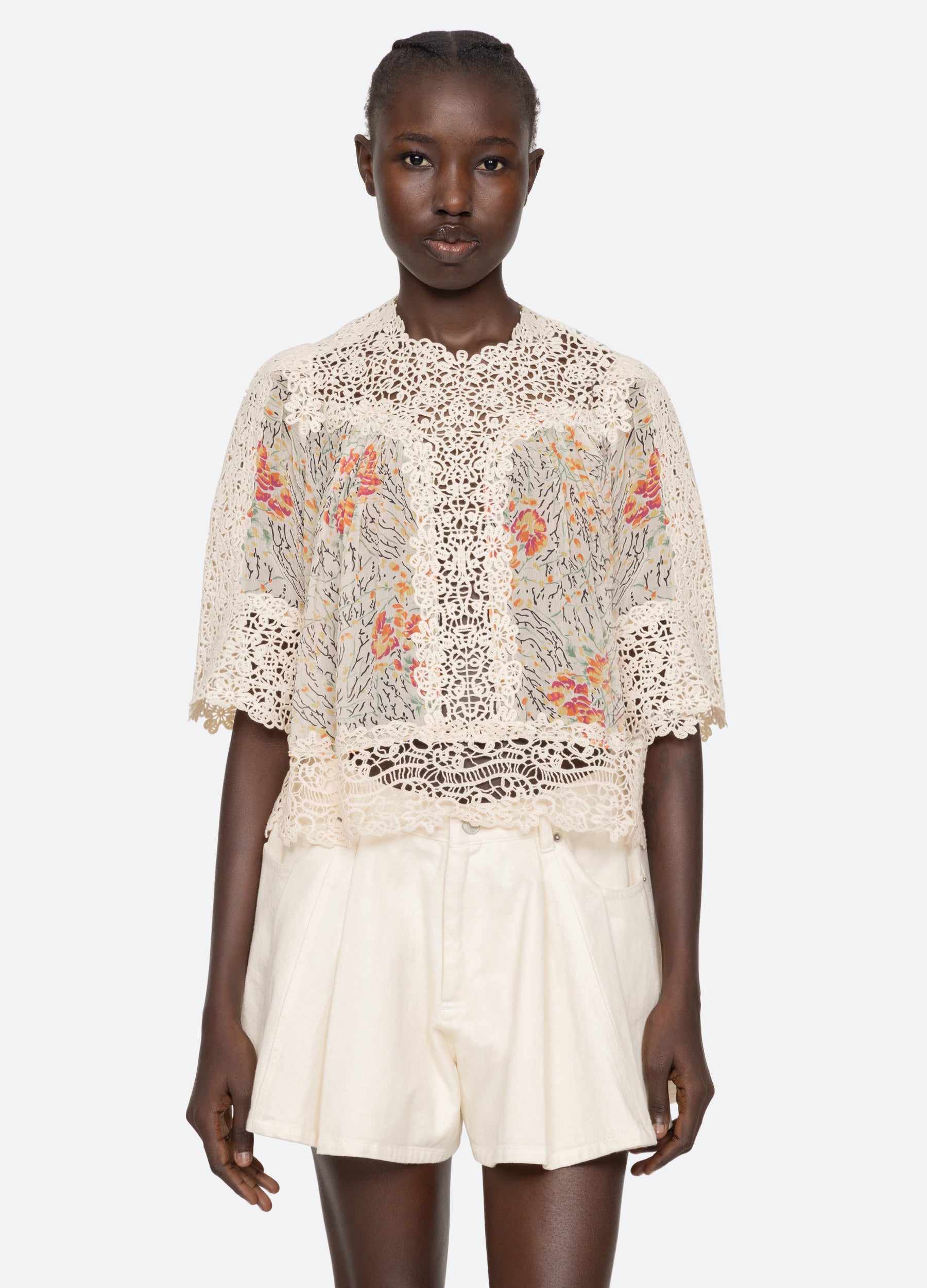 【H】neau linen tops cream linen tops (-cream-) – NEAU
