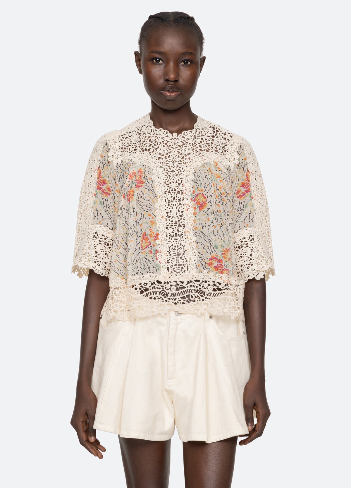 cream-luisa top-front view 2 - 5