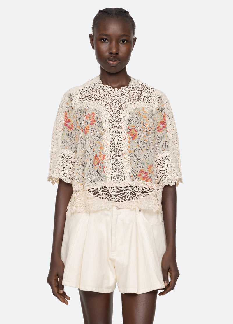 cream-luisa top-front view 2 - 5