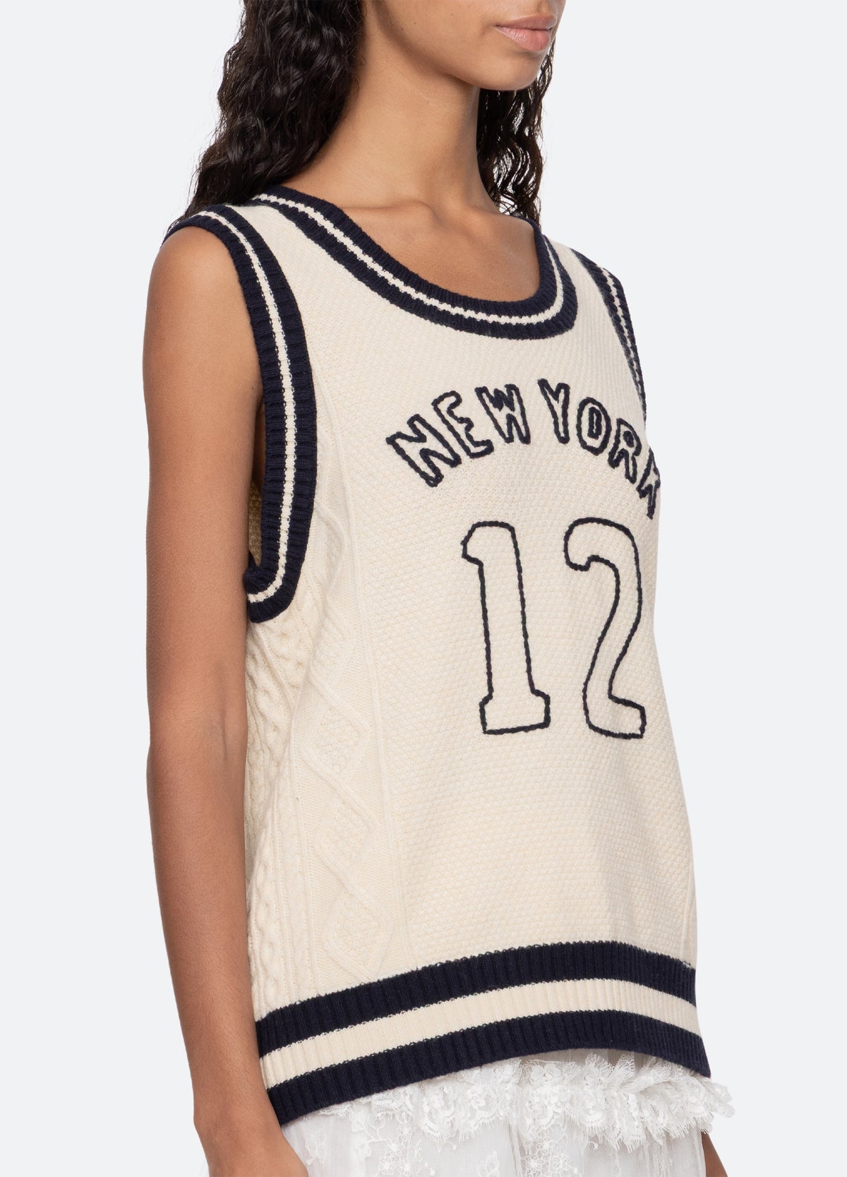 cream-maren vest-detail view - 6