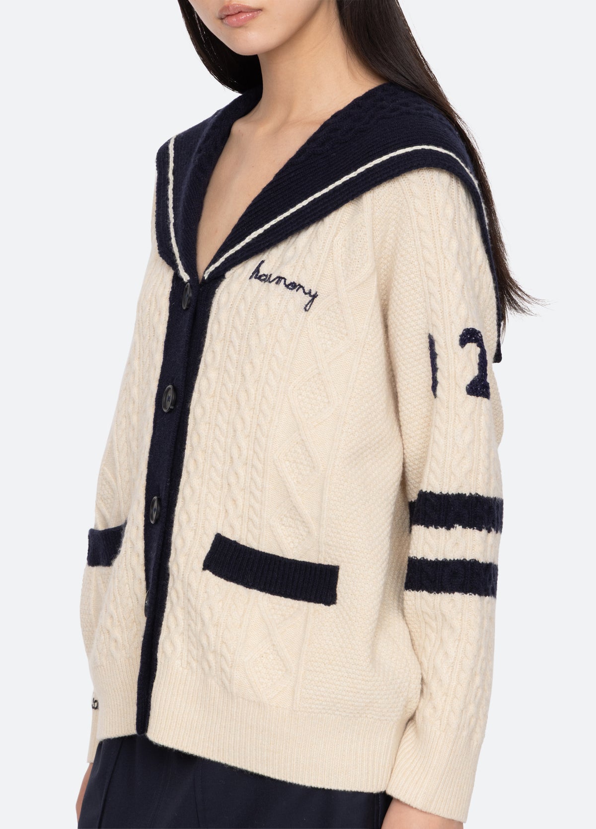 cream-maren cardigan-detail view - 6