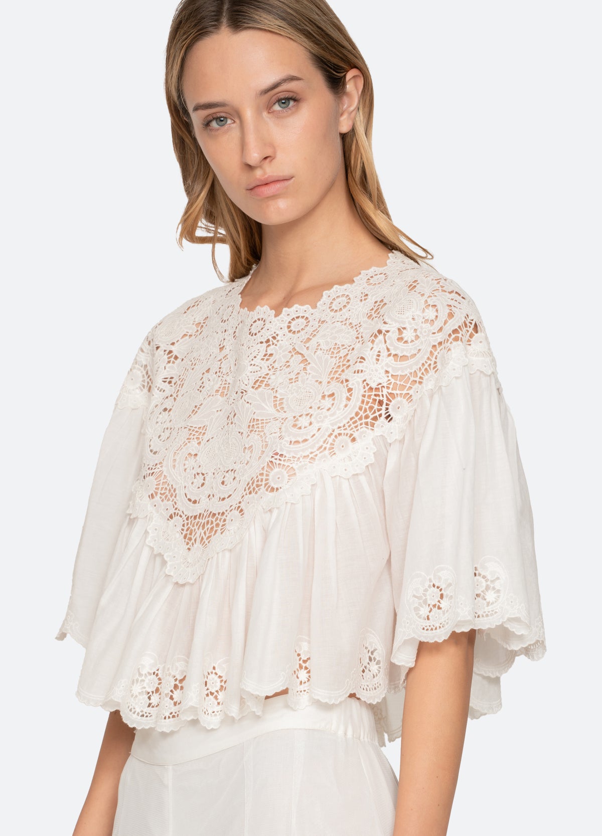 cream-sofia top-detail view - 6