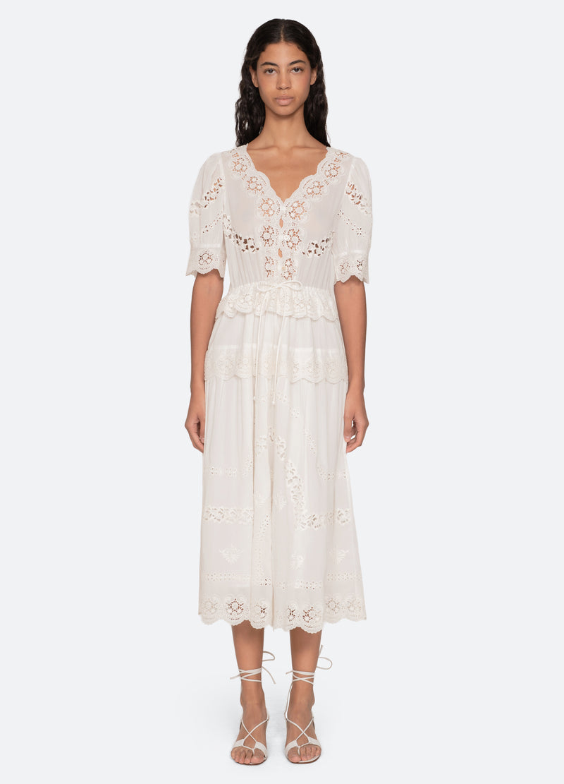 sea new york embroidered dress Sofia Dress