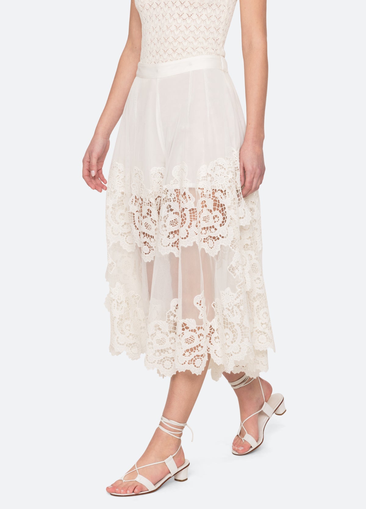 cream-sofia pants-walking view - 6