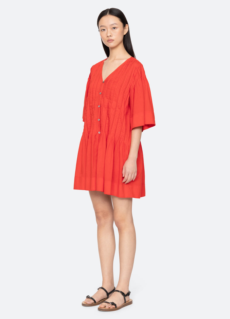 red-alberte tunic-three quarter view - 4