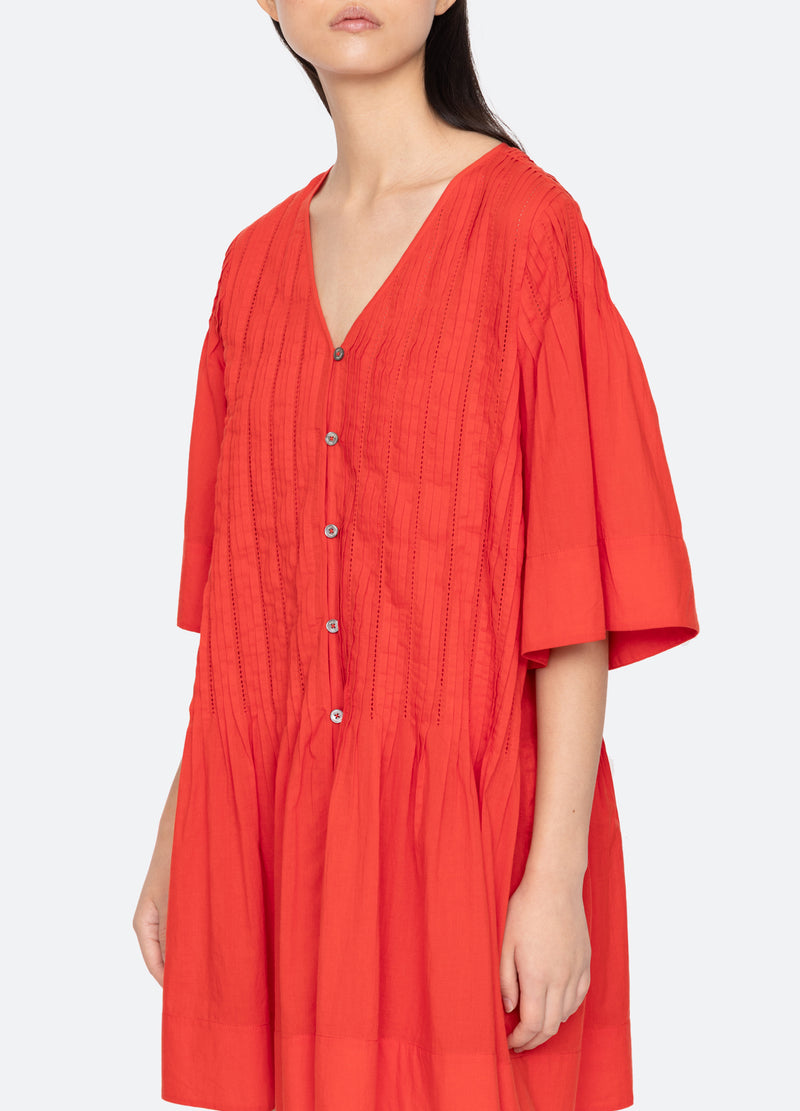 red-alberte tunic-detail view - 6