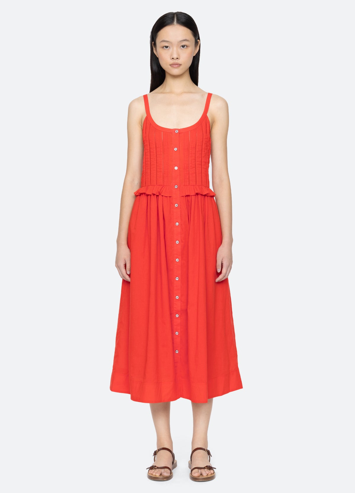 red-alberte dress-front view 2 - 5