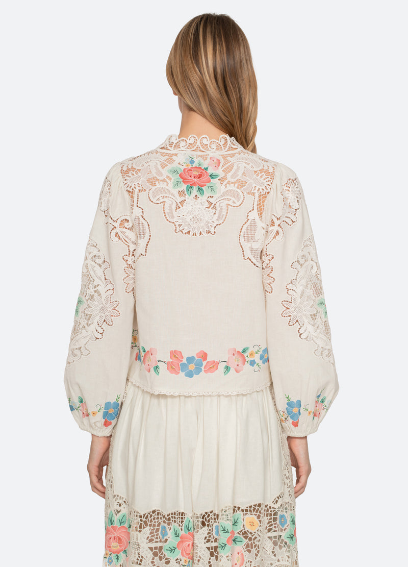 multi-astrid blouse-back view - 2