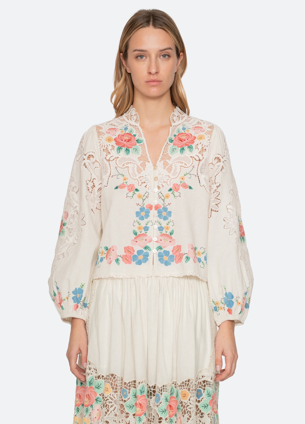 multi-astrid blouse-front view 2 - 5