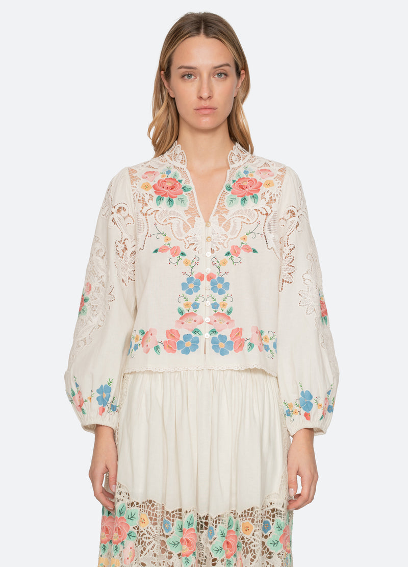 multi-astrid blouse-front view 2 - 5