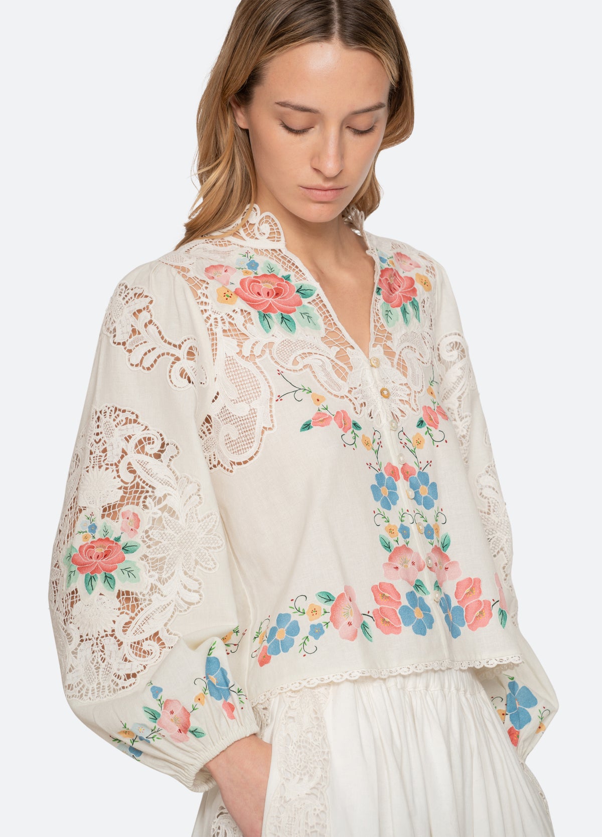 multi-astrid blouse-detail view - 6