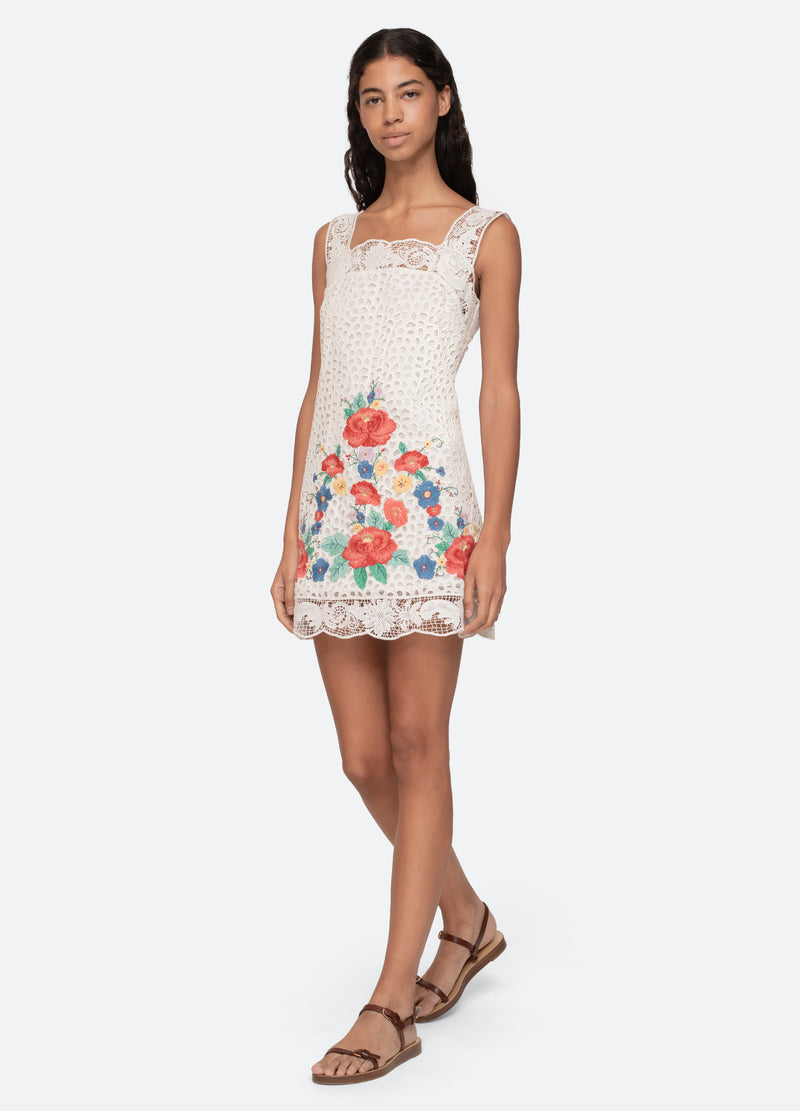 multi-astrid mini dress-walking view - 6