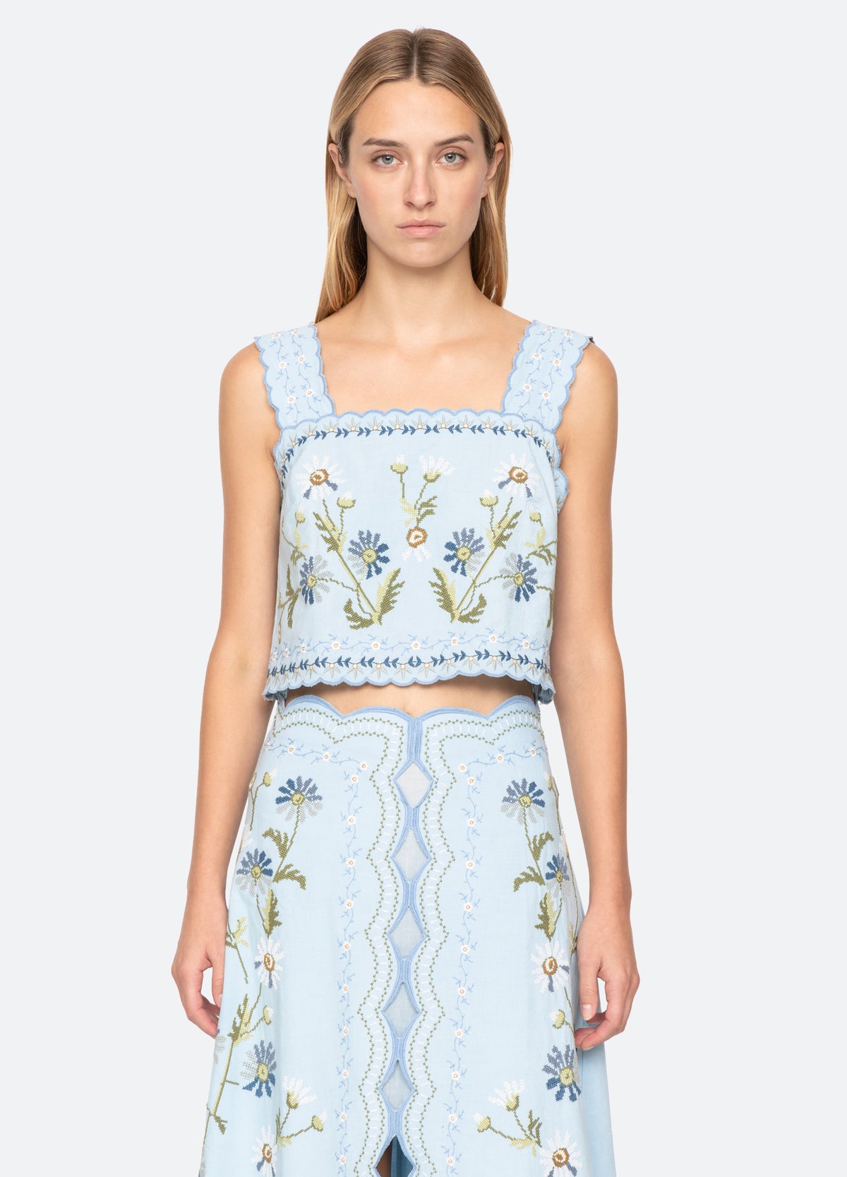 blue-audra top-front view