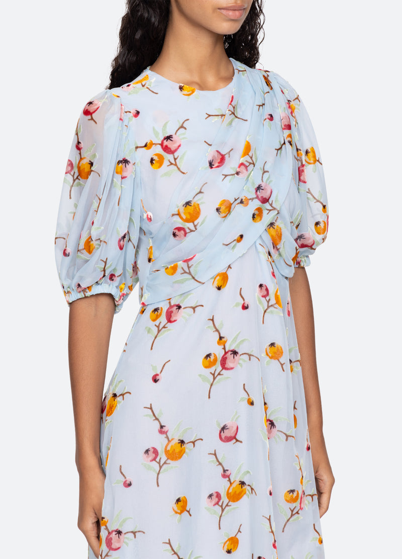 blue-freya s/s dress-detail view - 6