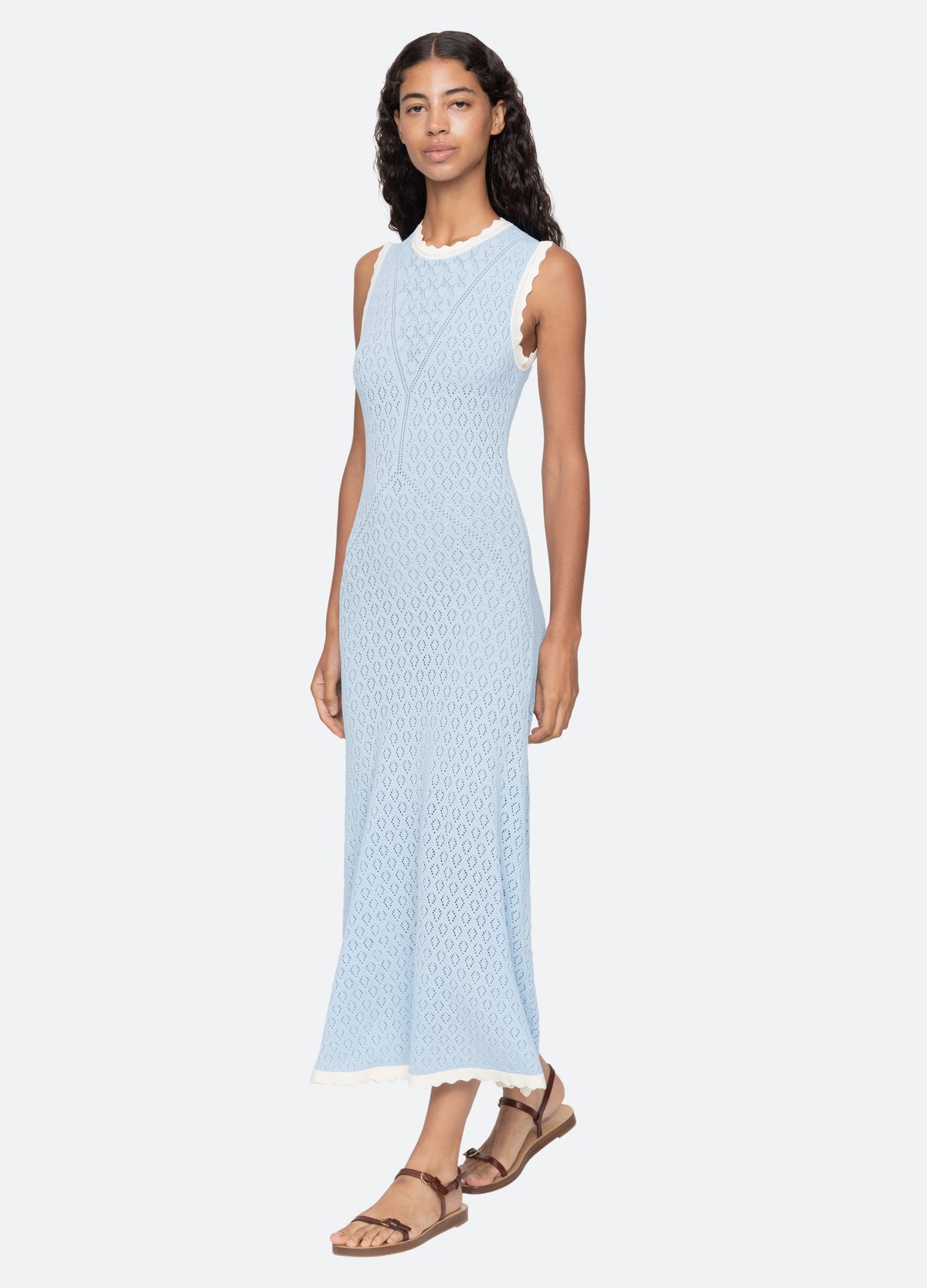 blue-georgia dress-front view