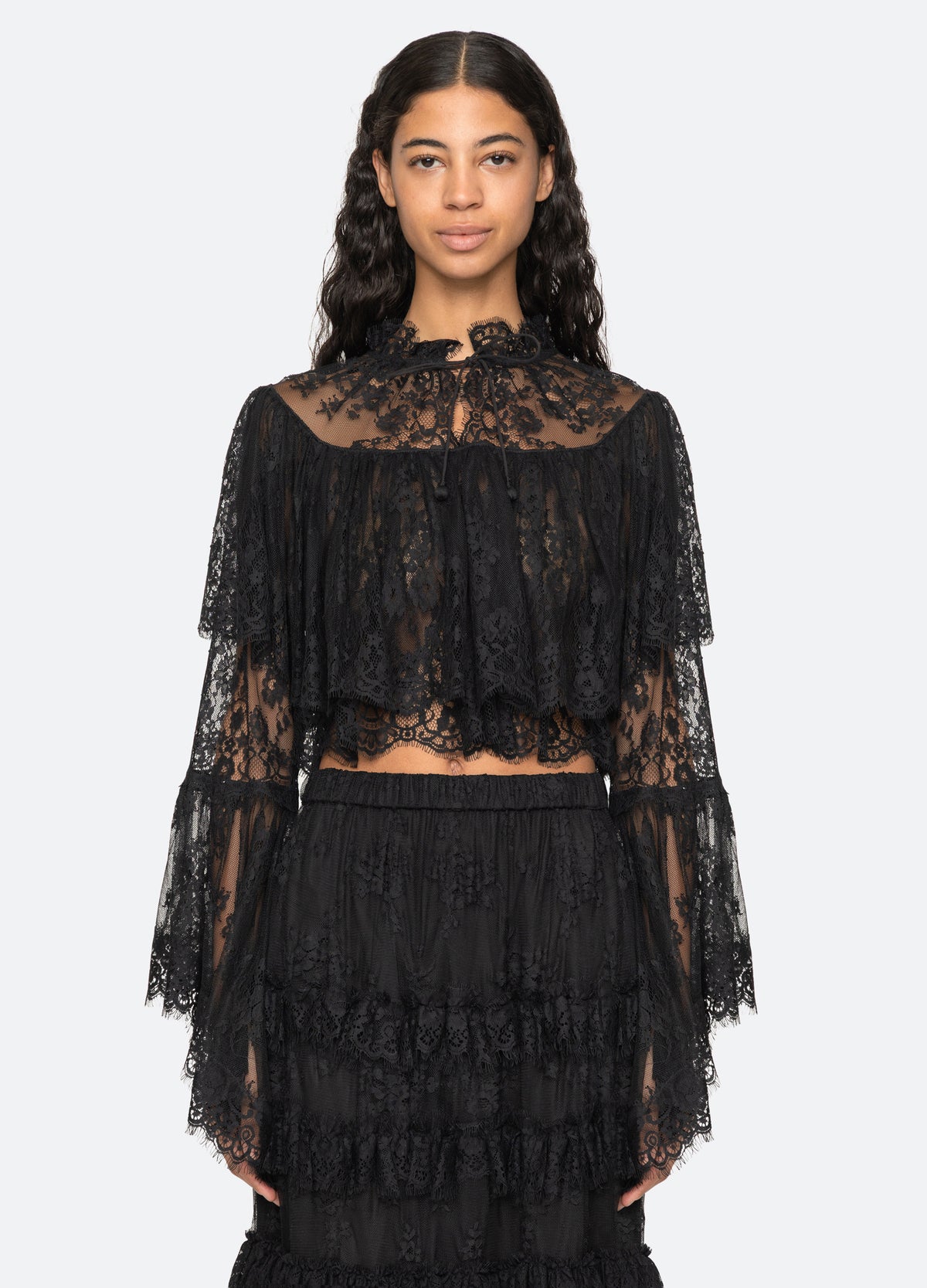 black-holden blouse-front view