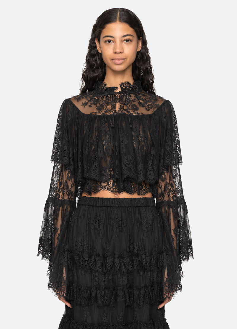 black-holden blouse-front view - 1